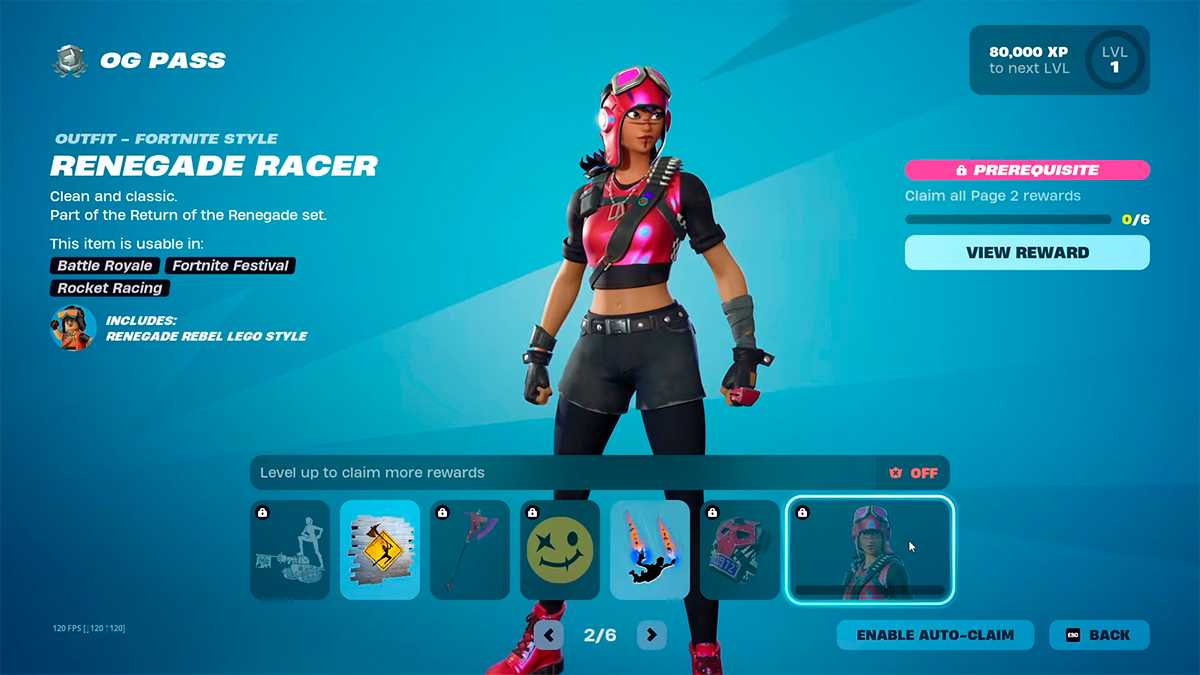 Fortnite Battle Pass OG skin page 2