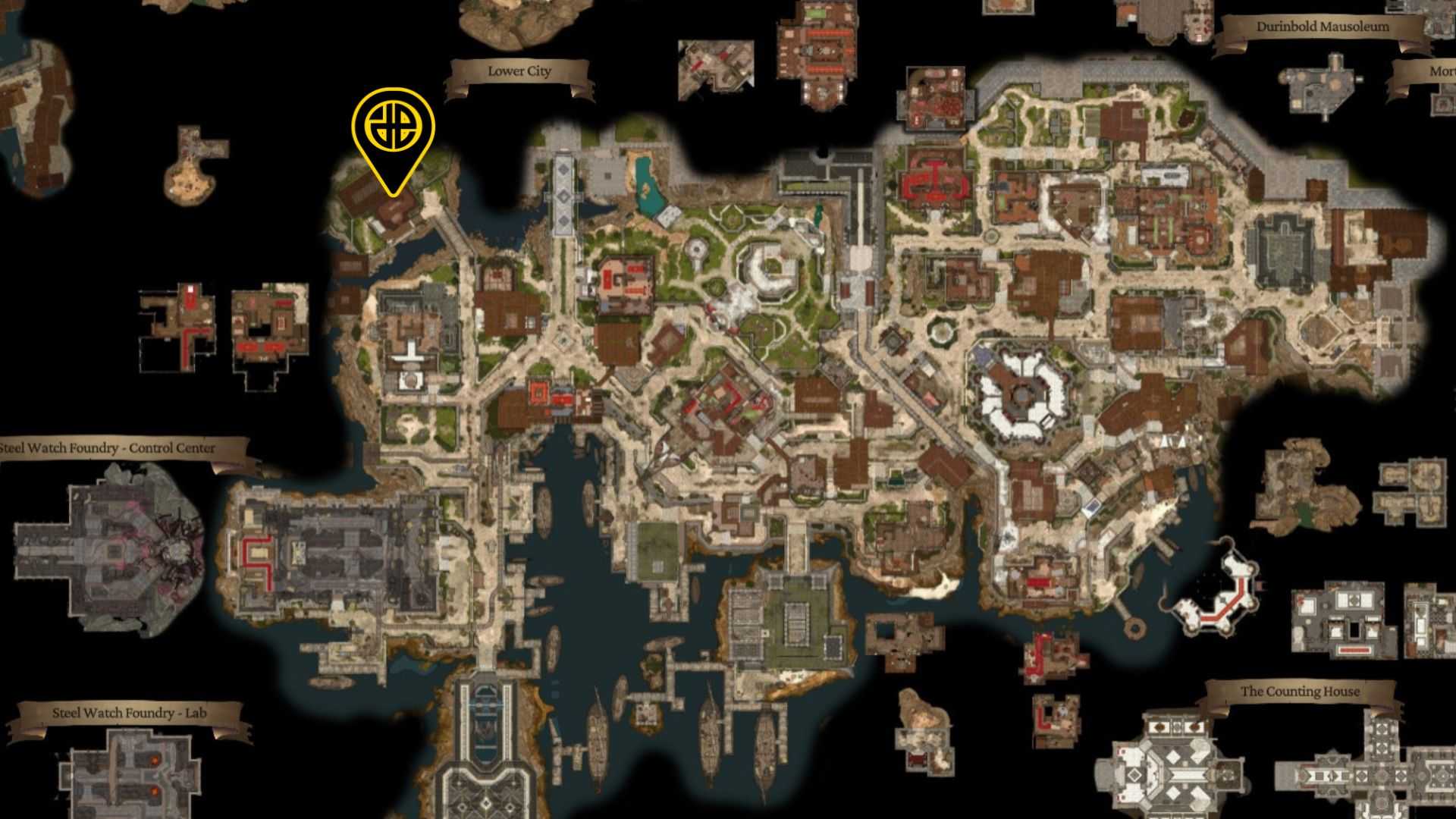 House of Grief location in Baldur's Gate 3