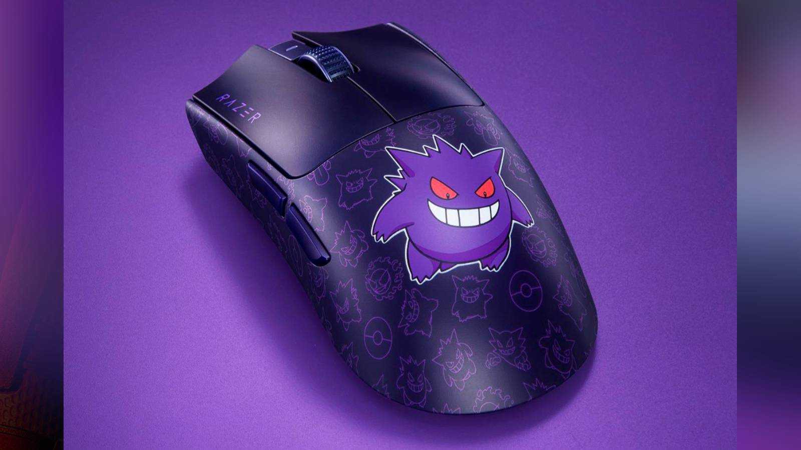 Promo image of the China Razer Gengar collab.