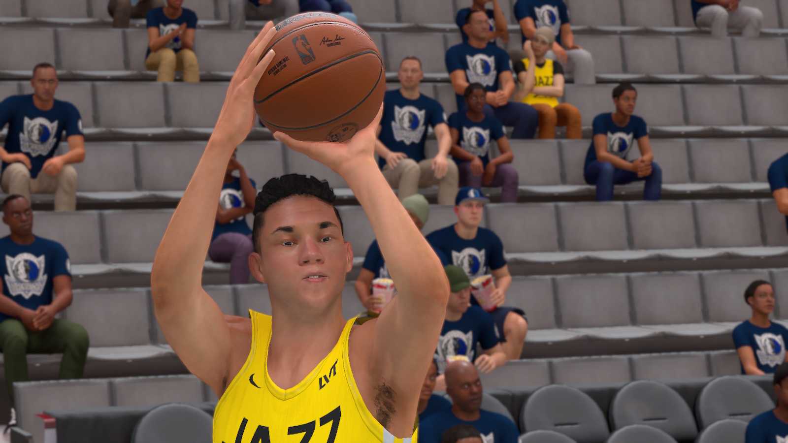 MyPlayer shooting in NBA 2K25.