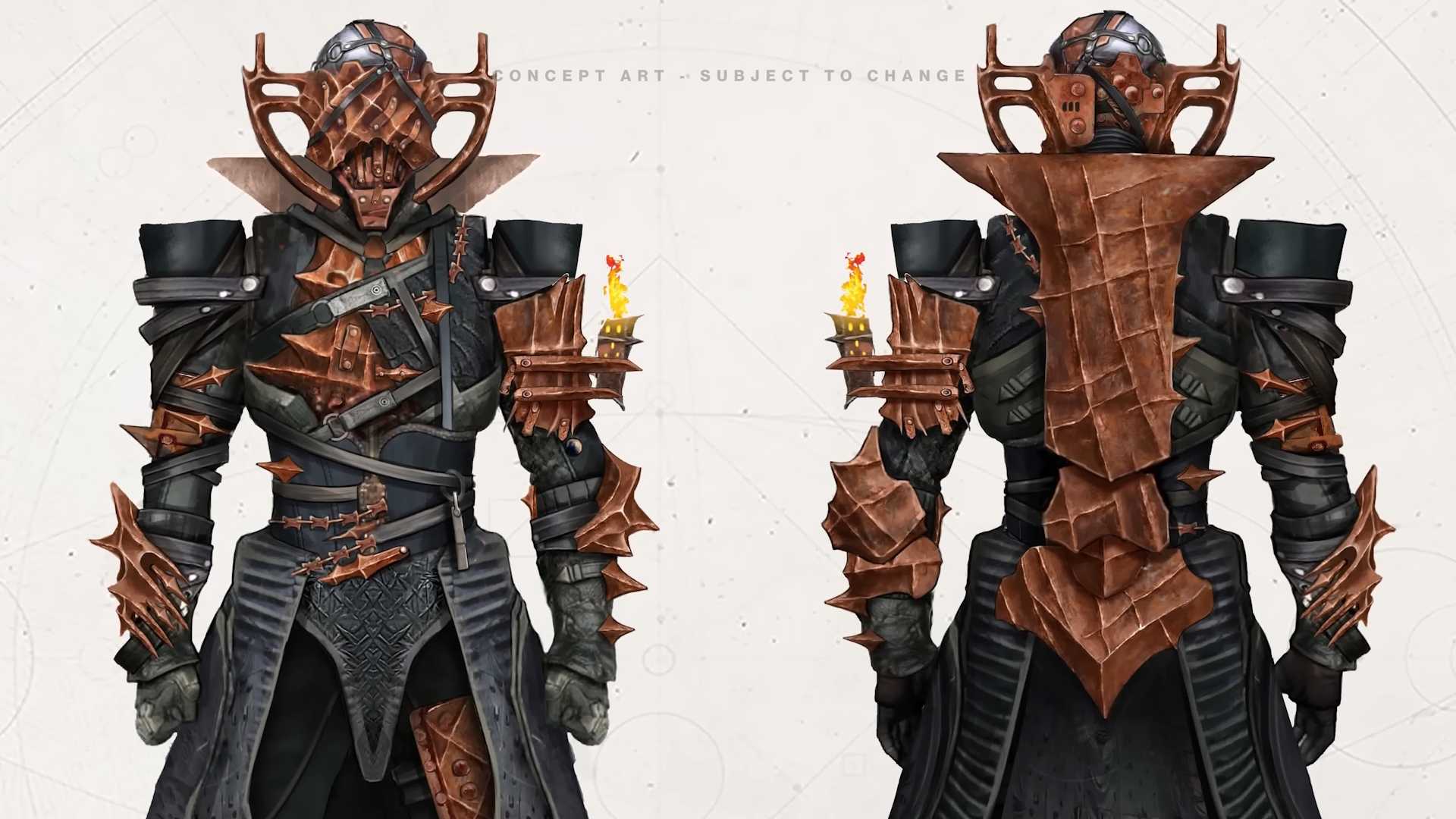 Official art of new armor available in Destiny 2 Episode Revenant.