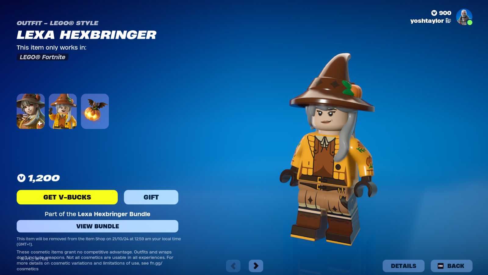 Lexa Harbringer LEGO skin style in Fortnite.