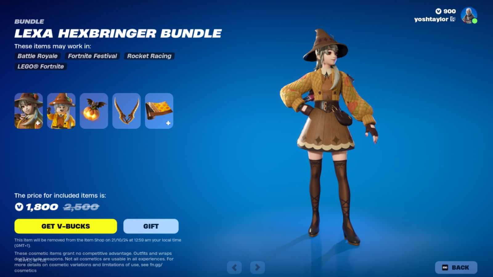 Lexa Harbringer bundle in Fortnite.