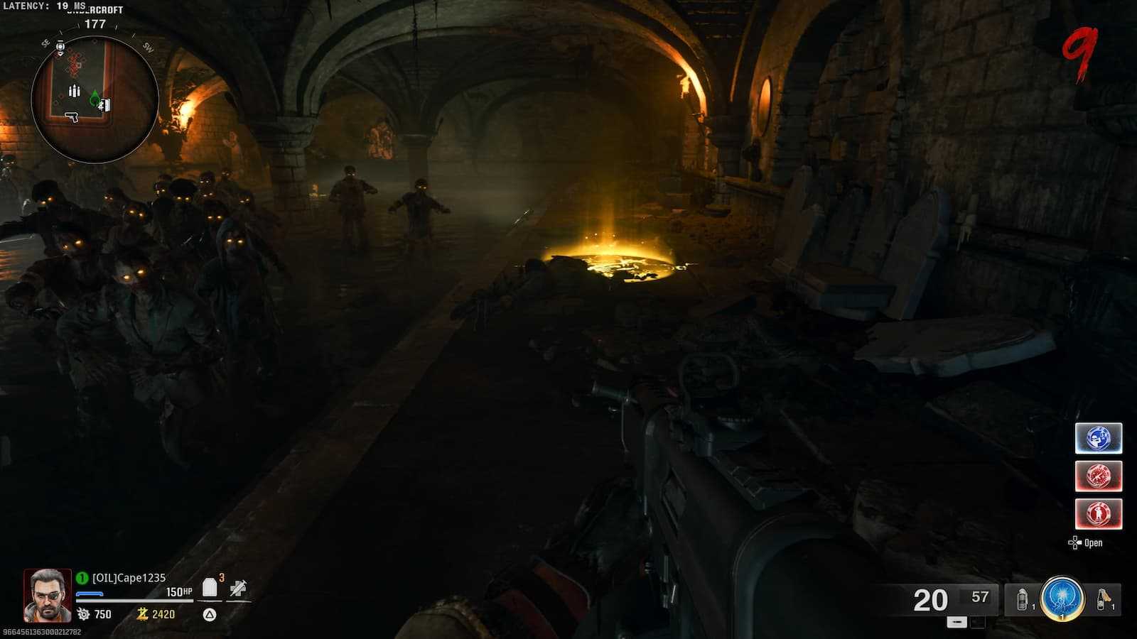 The Raven ritual circle on Citadelle des Morts in Black Ops 6 Zombies