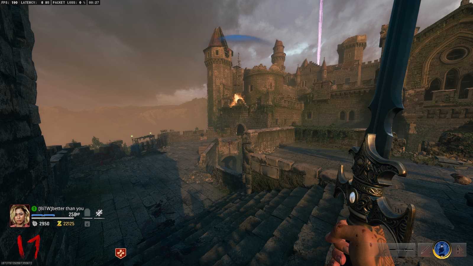 The first pyre on Citadelle des Morts in Black Ops 6 Zombies