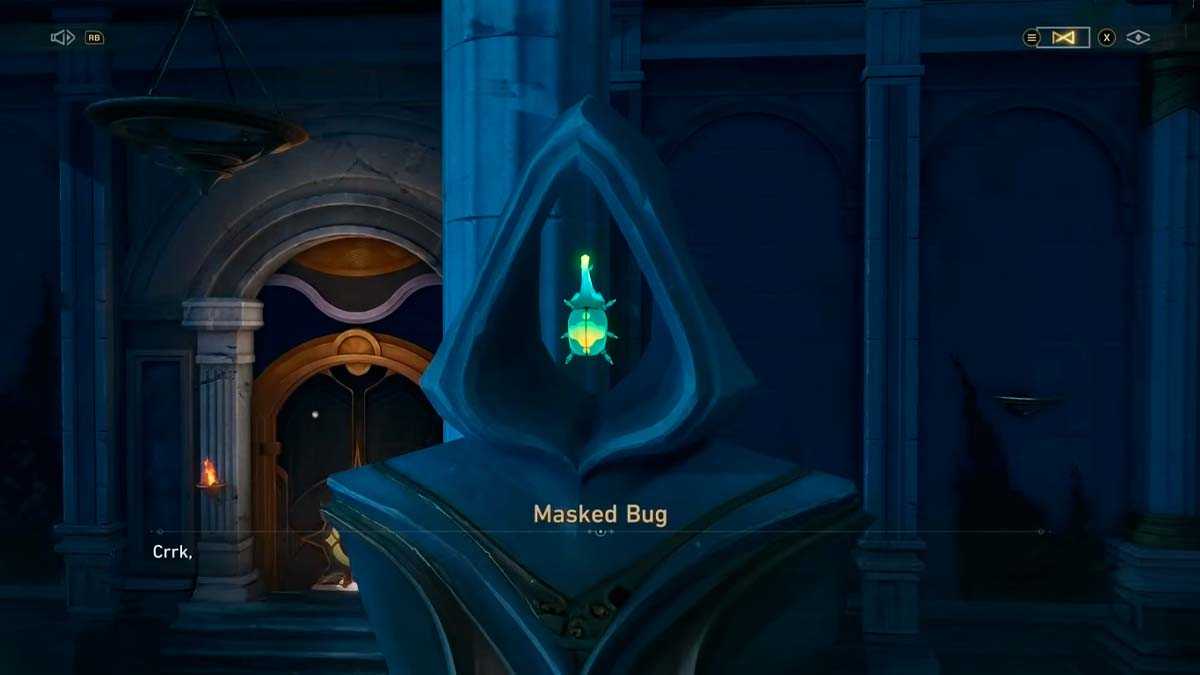 Masked bug appearance