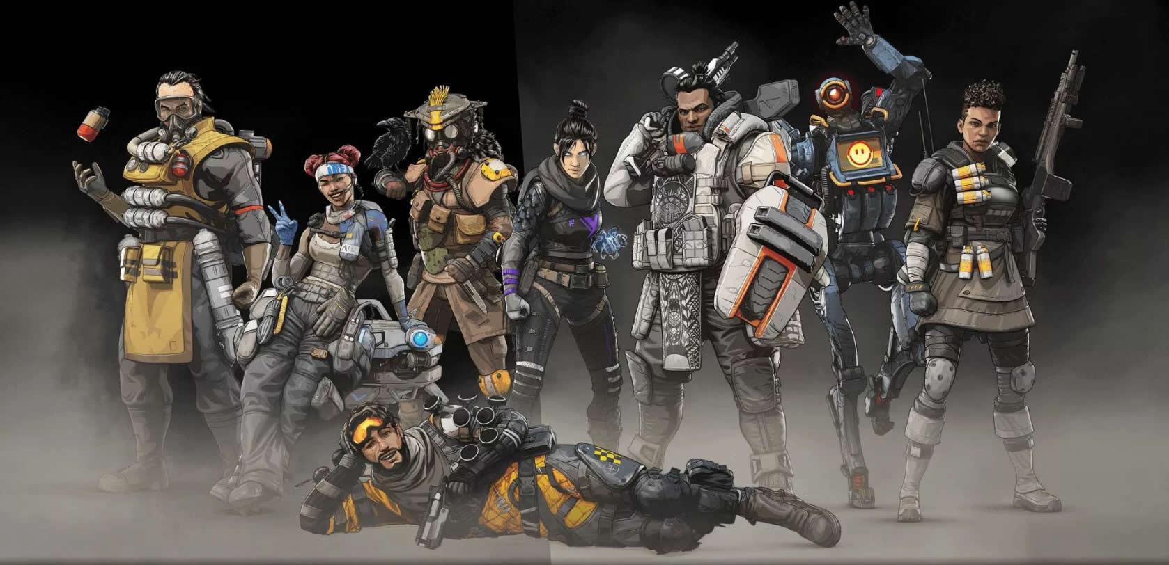 Apex Legends characters. 