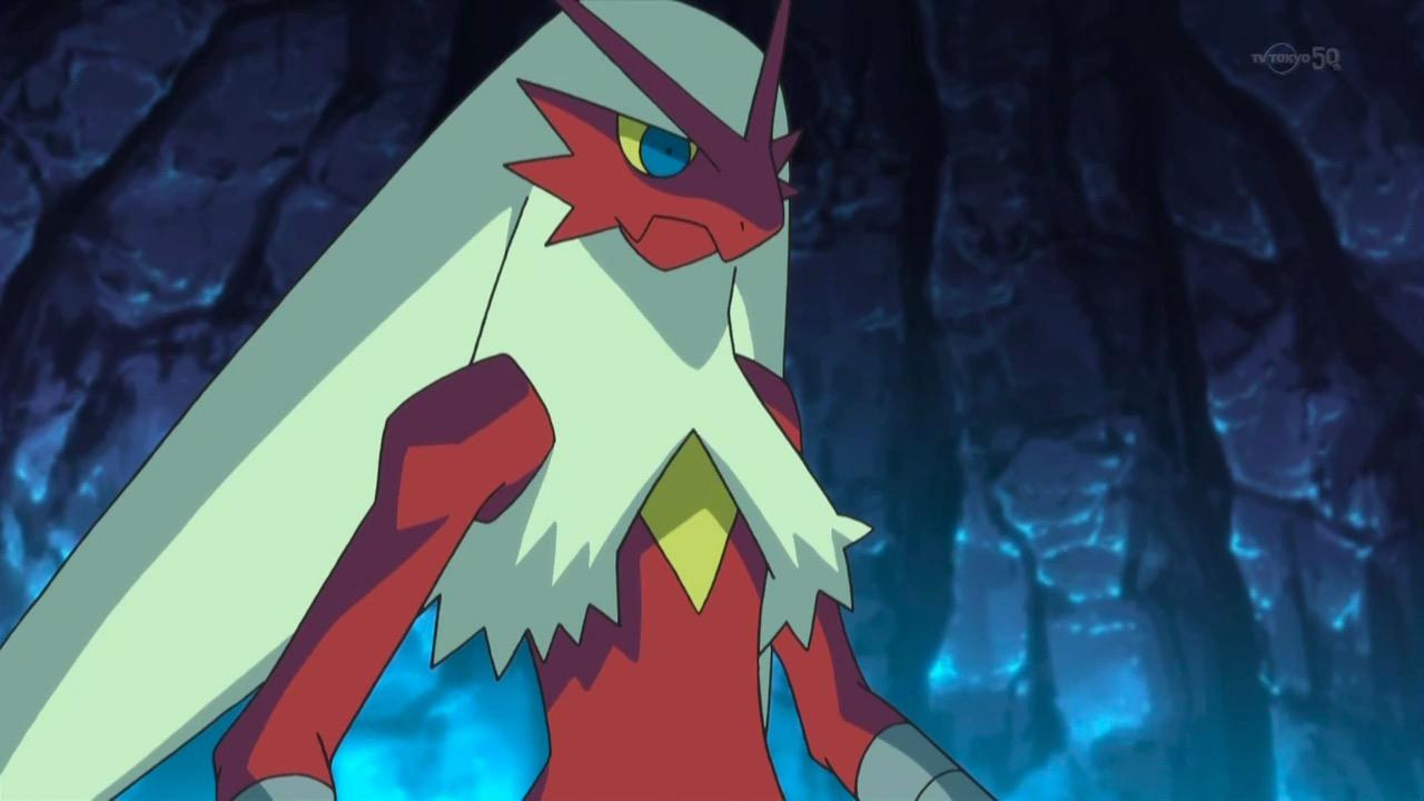 Blaziken in Pokemon's anime