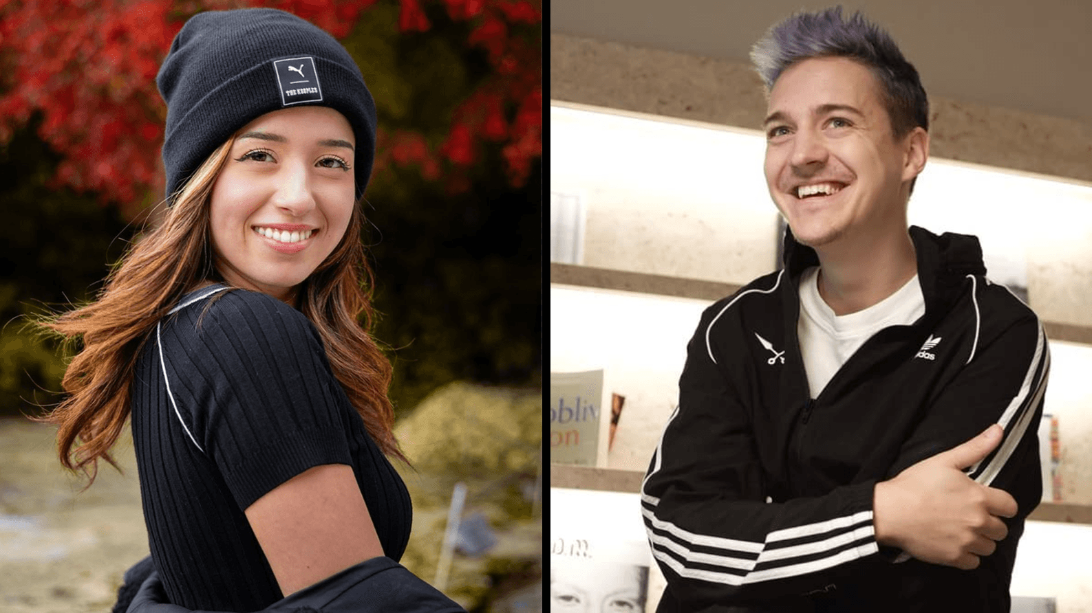 Pokimane and Ninja pose for Instagram photoshoots