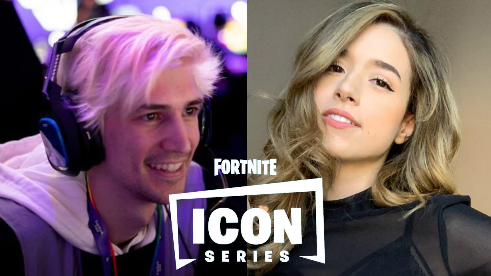 xqc and pokimane fortnite skin concept icon series