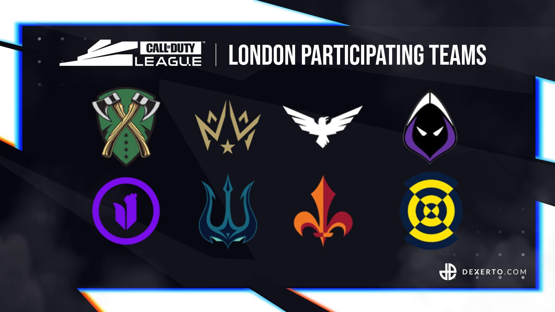 CDL London's teams.