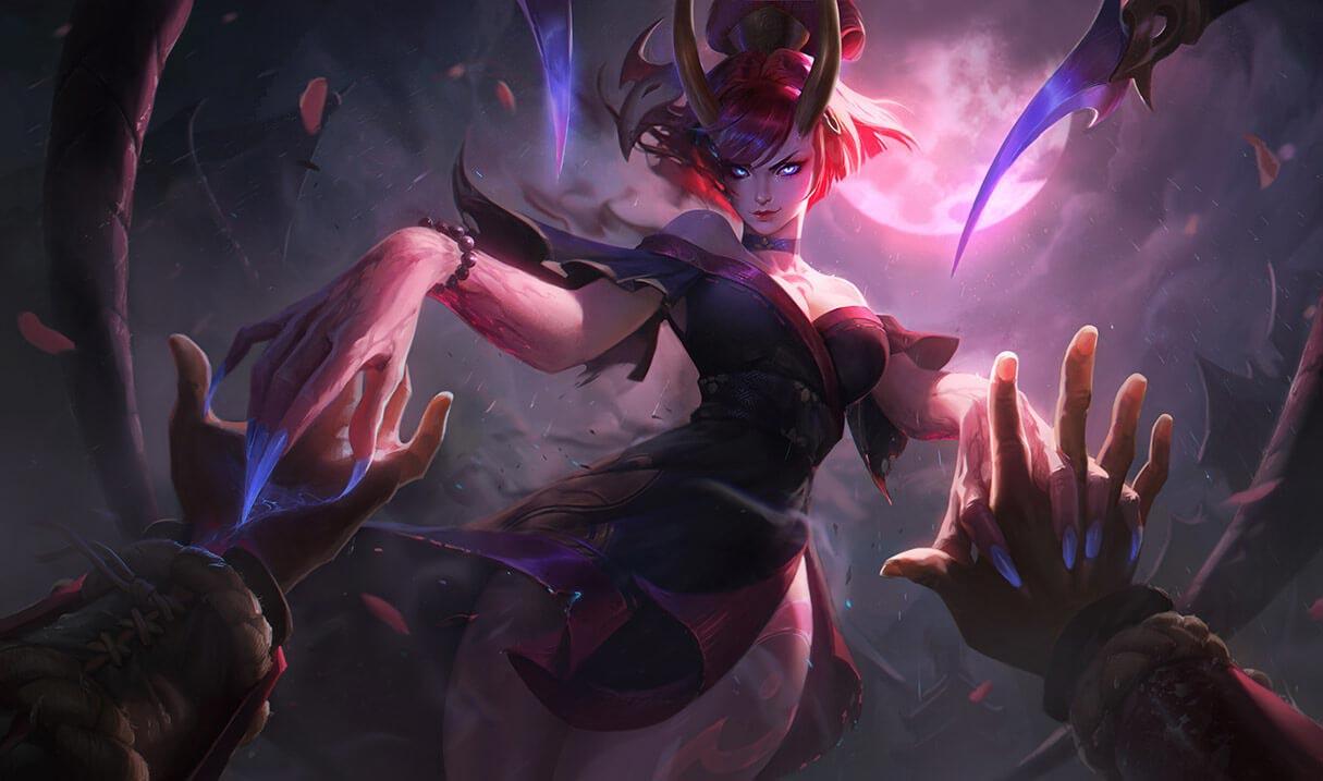 Blood Moon Evelynn skin in League of Legends