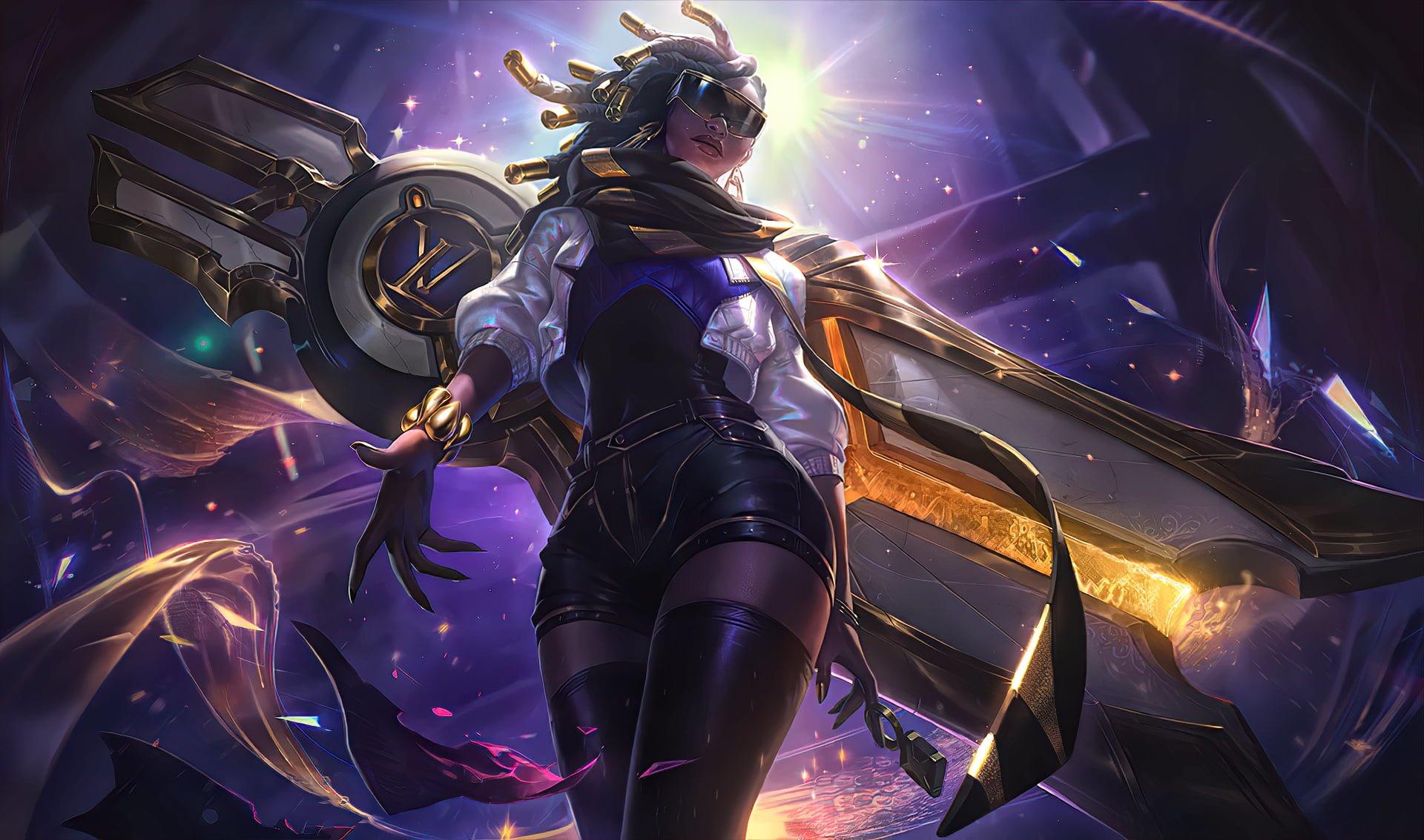 True Damage Senna Prestige skin for League of Legends