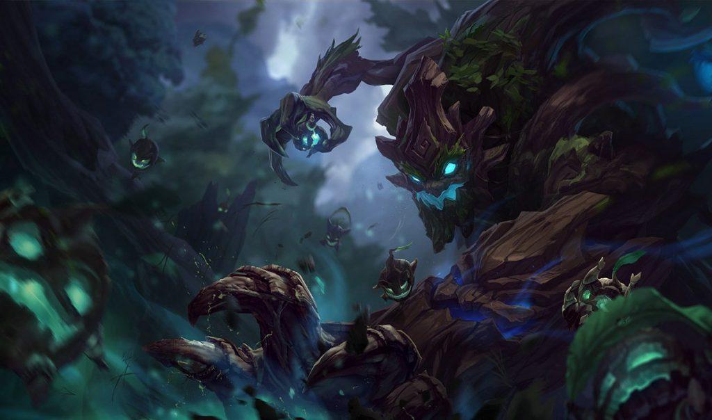 Maokai base splash art for League of Legends