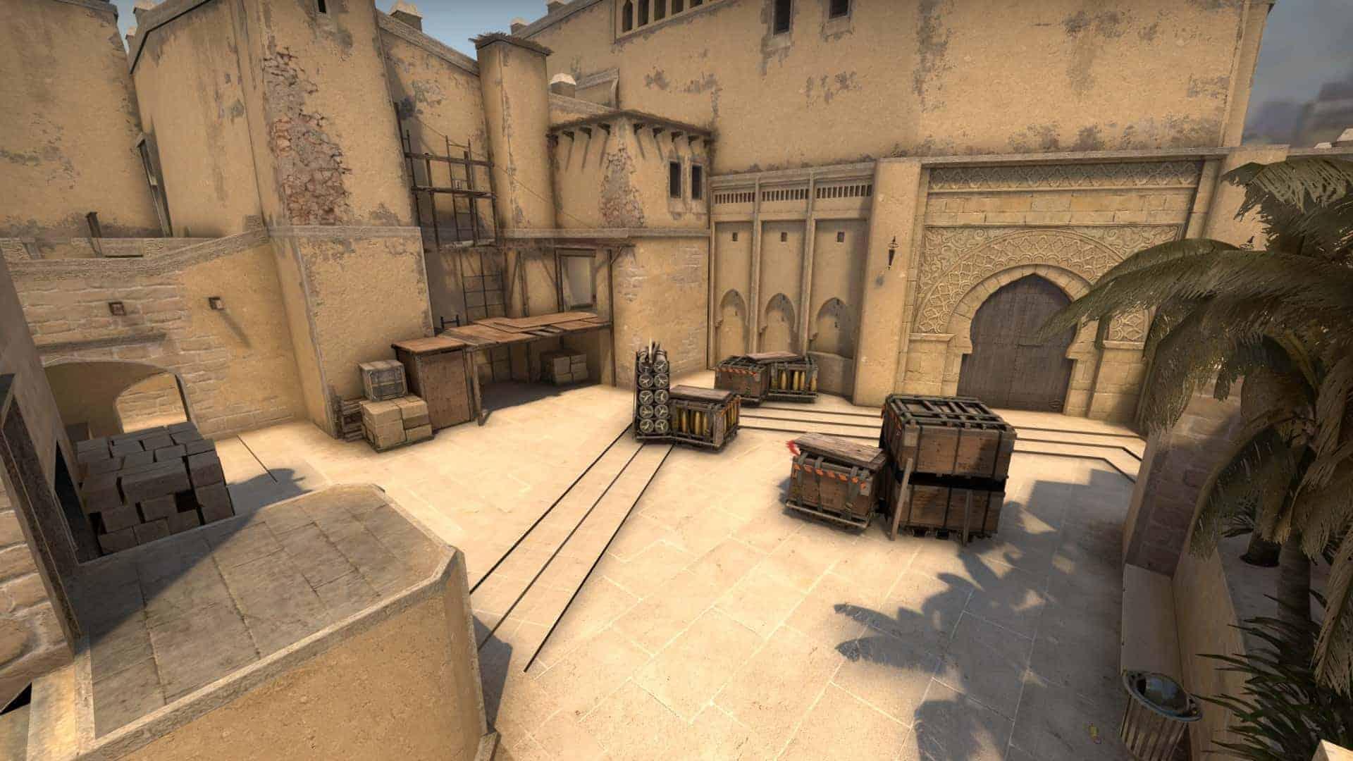 Mirage A site in CS:GO