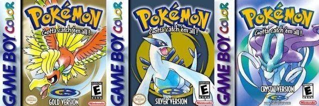 Pokemon Gold Silver Crystal New