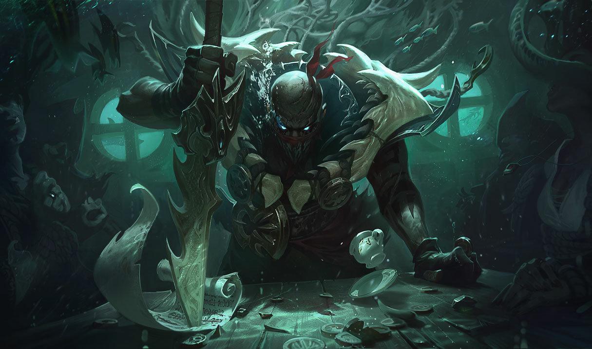 Pyke splash art for League of Legends