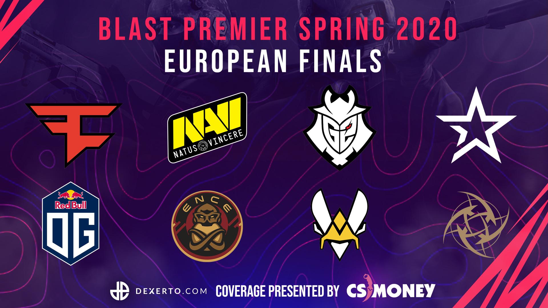 BLAST EU Finalists.