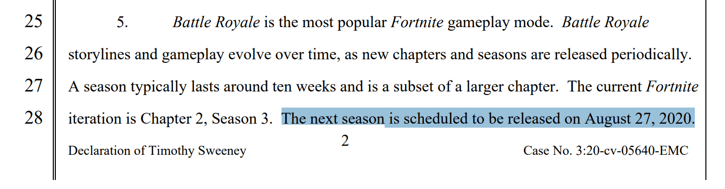 Epic Games lawsuit