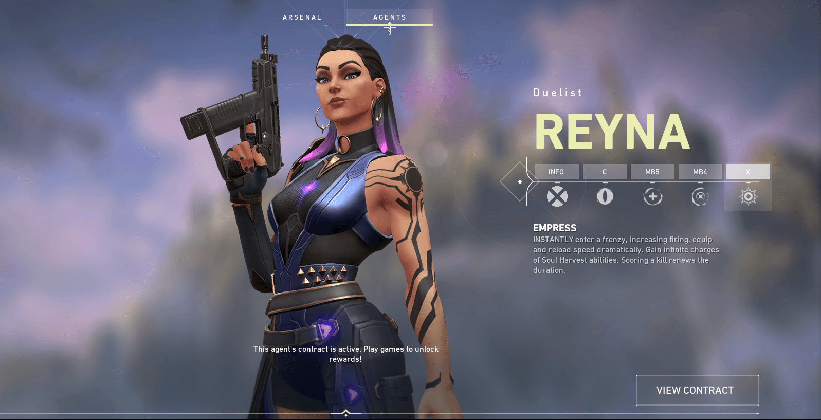 An image of Reyna in Valorant