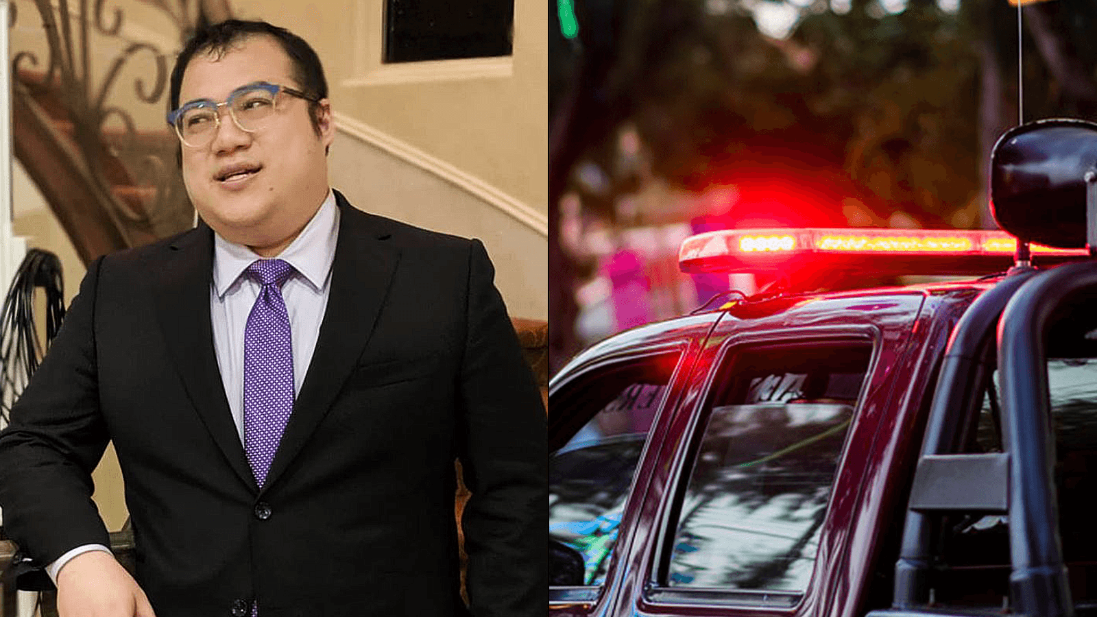 Scarra with police car