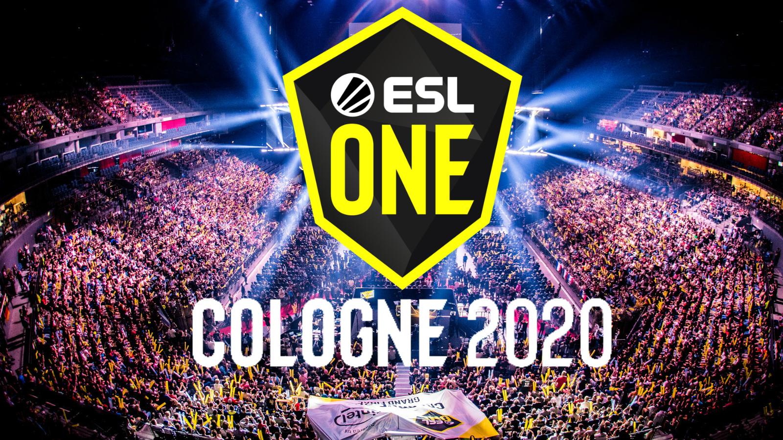 ESL One tournament in a stadium