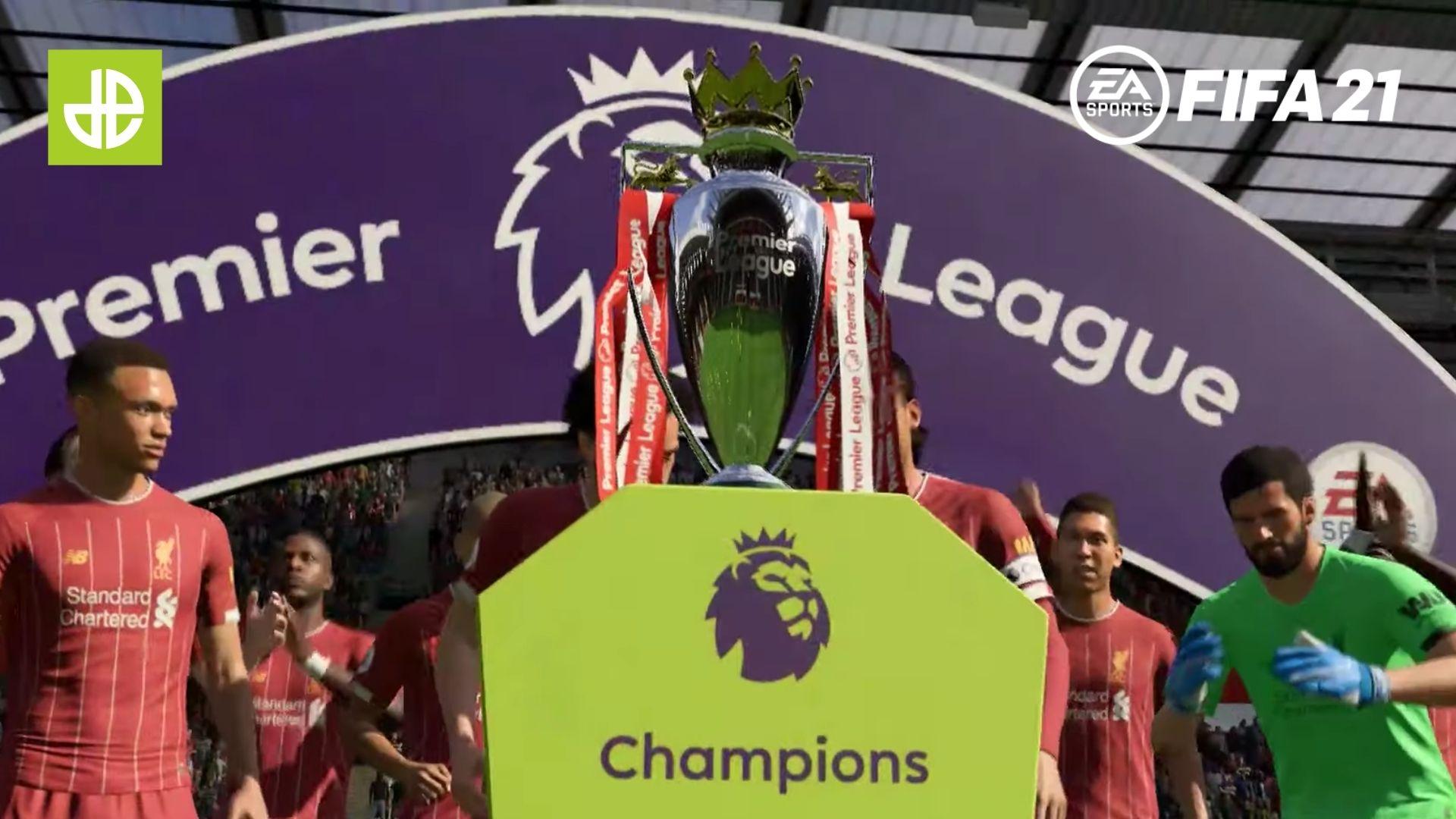 FIFA 21 premier league title lift