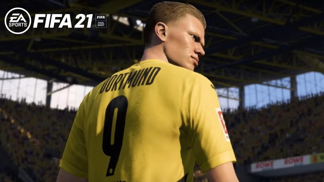 Erling Haaland in FIFA 21