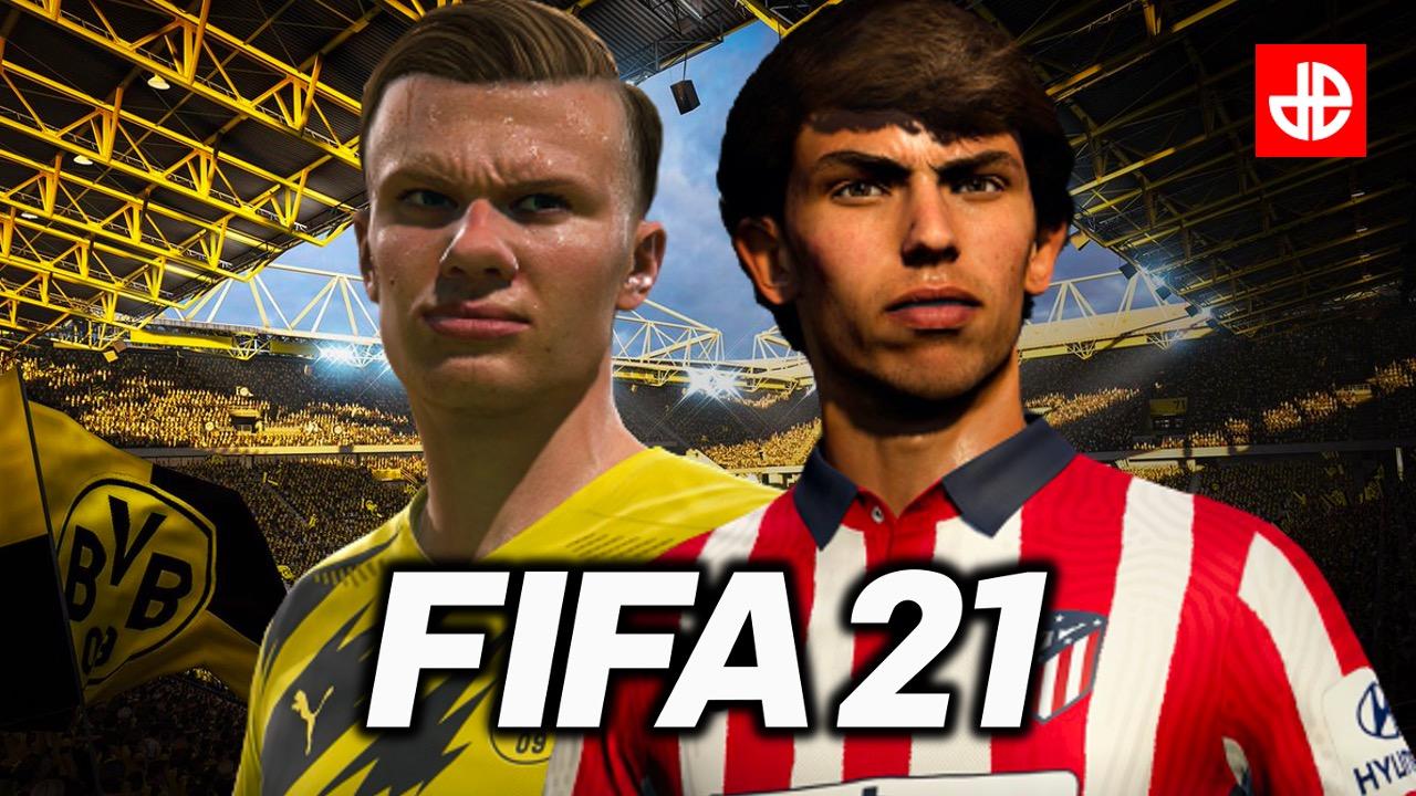 Erling Haaland and Joao Felix in FIFA