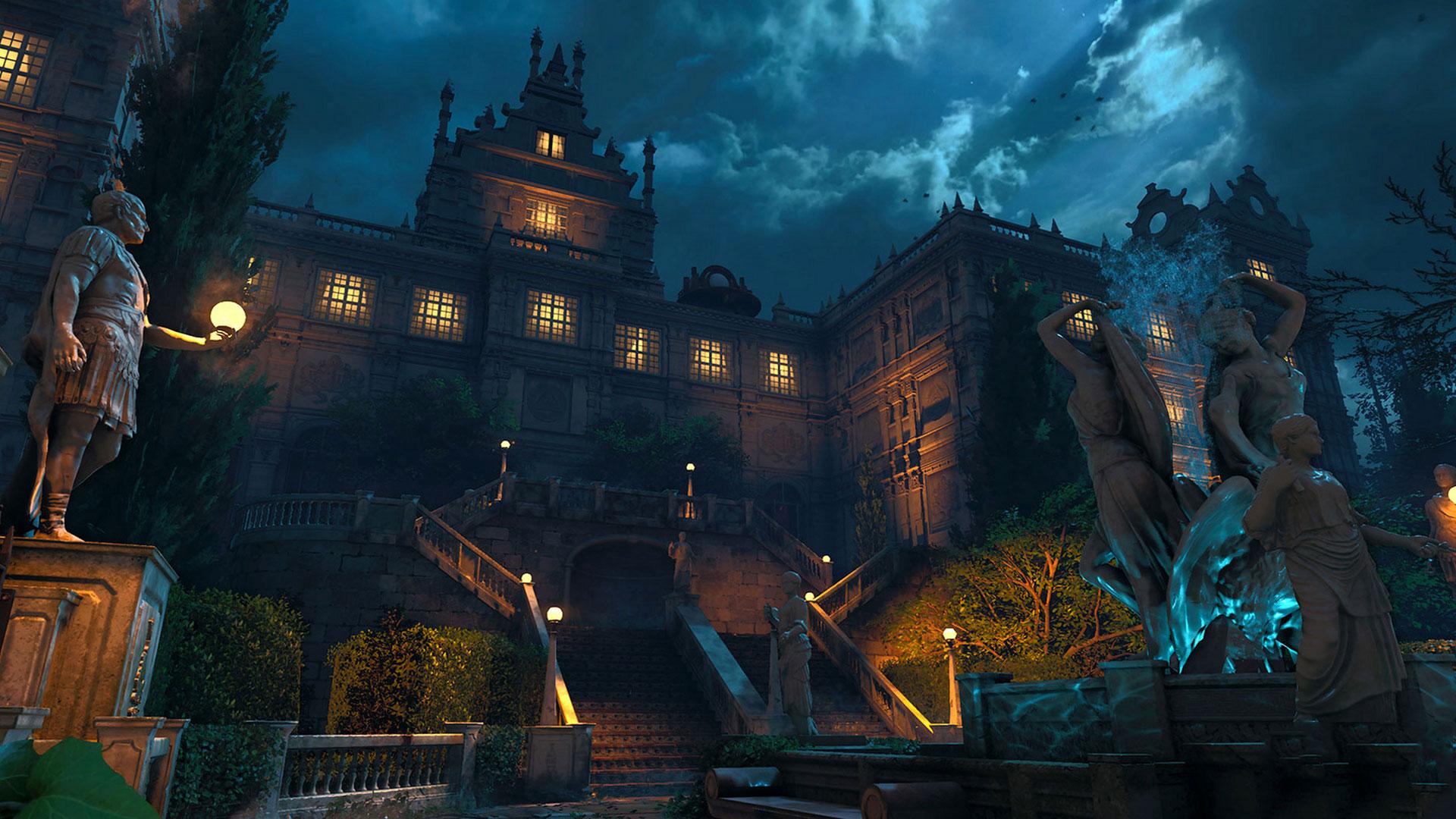 Call of Duty zombies scary map.