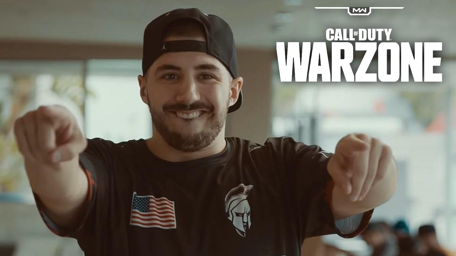 nickmercs in faze clan jersey