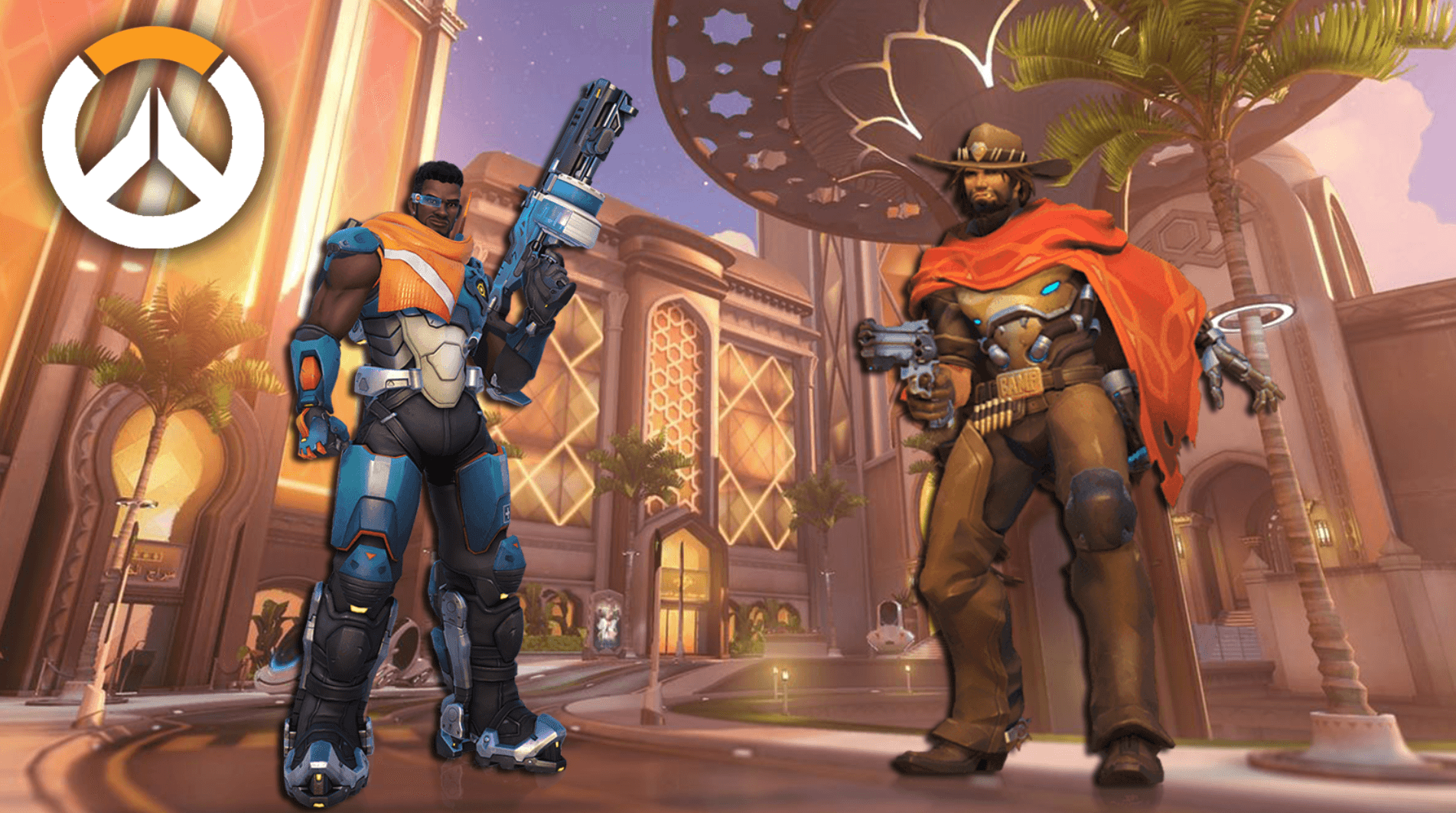 Overwatch heroes appearing in Oasis