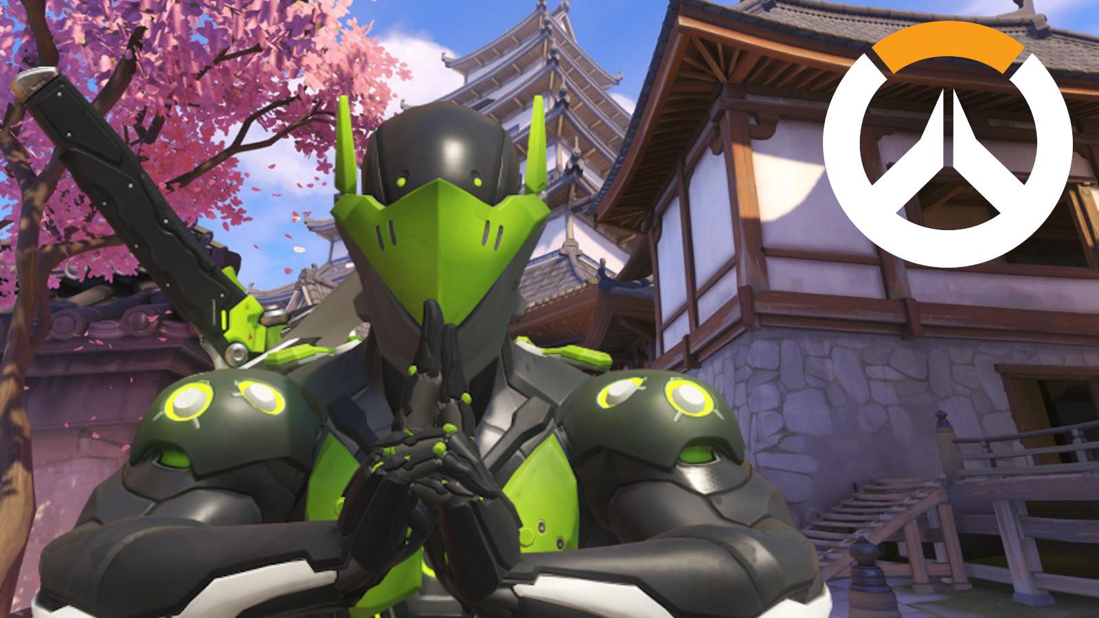 Genji poses on Hanamura