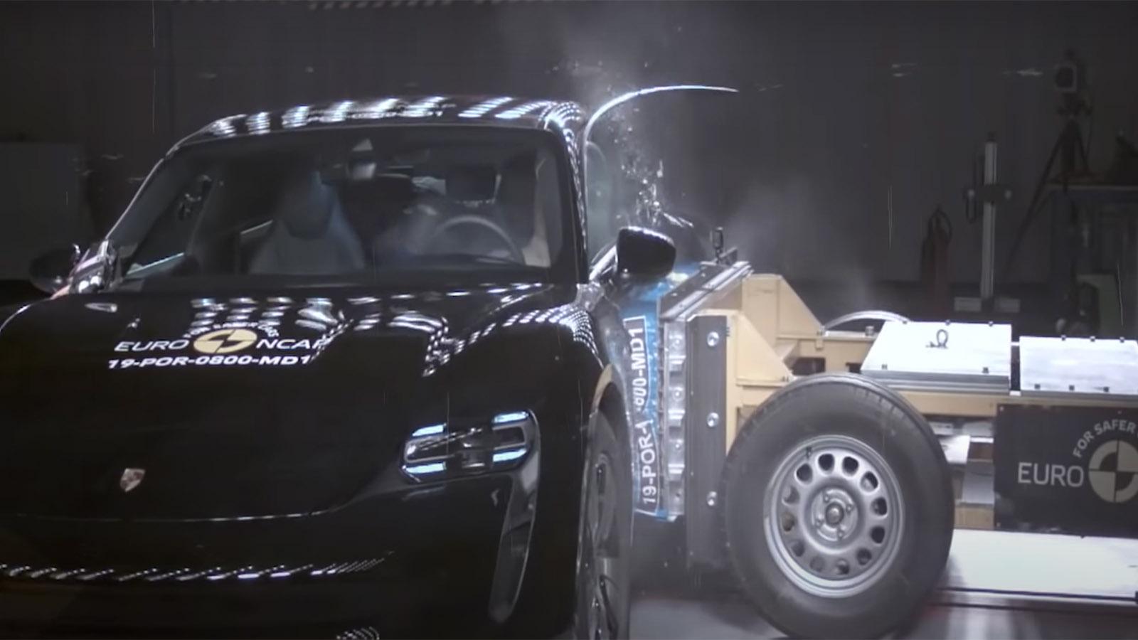 Porsche Taycan Crash Test