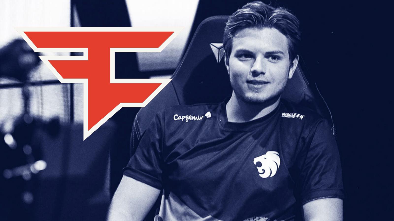 Kjaerbye and FaZe Clan logo