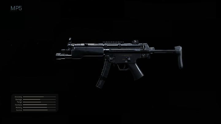 mp5 gun in modern warfare