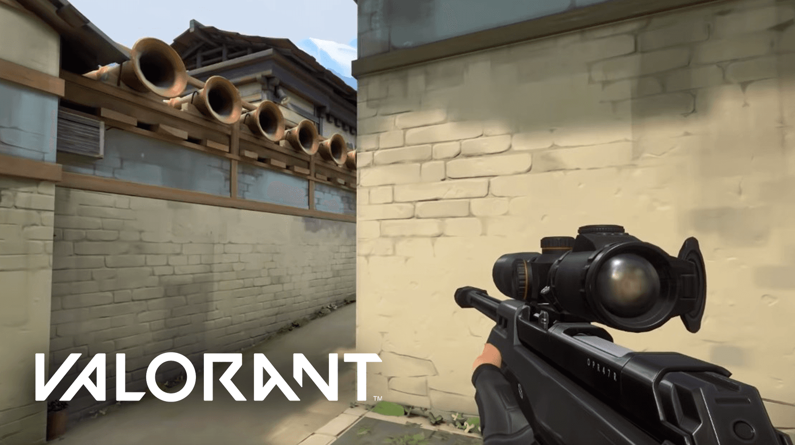 Valorant sniping gameplay