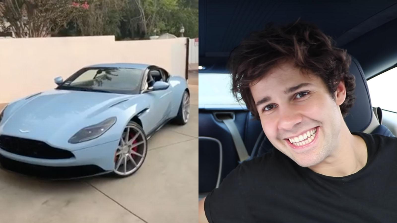 David Dobrik reveals new car