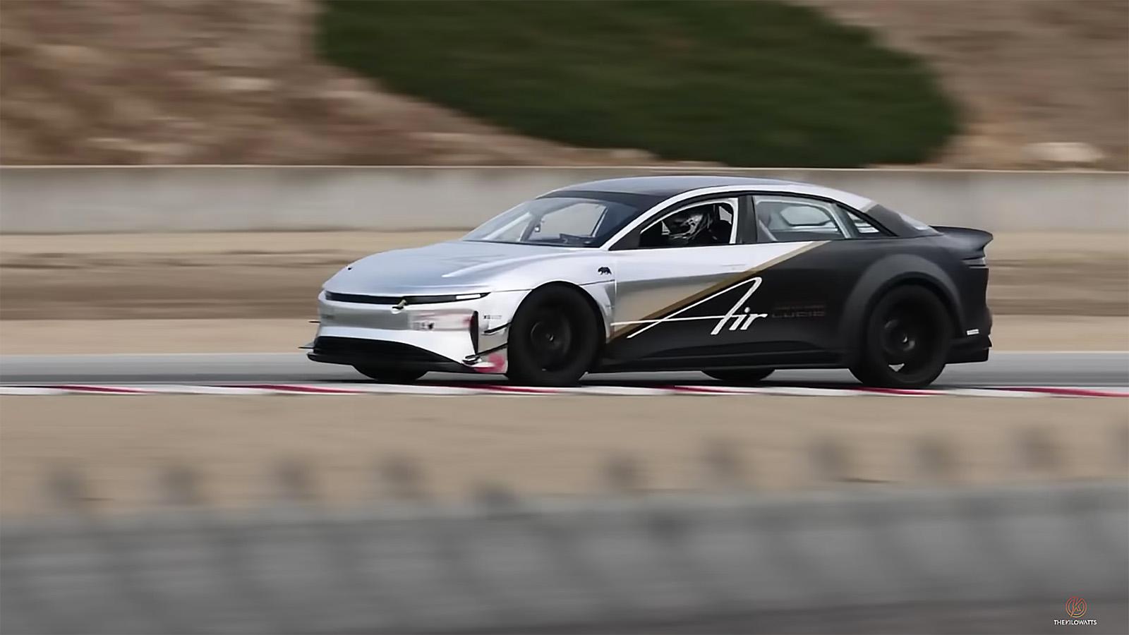 Lucid Air Tri-Motor at Laguna Seca