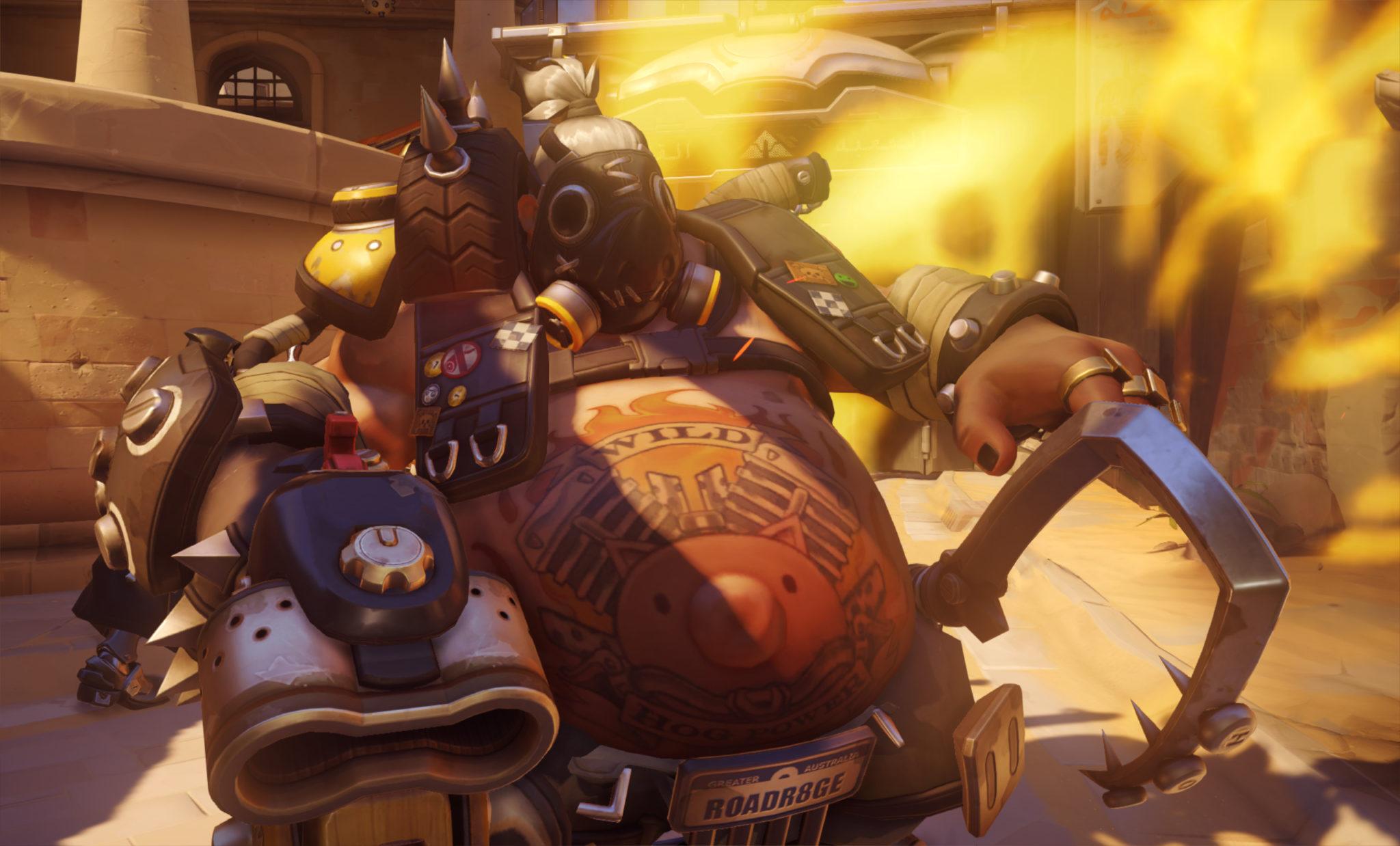 Roadhog on Temple of Anubis