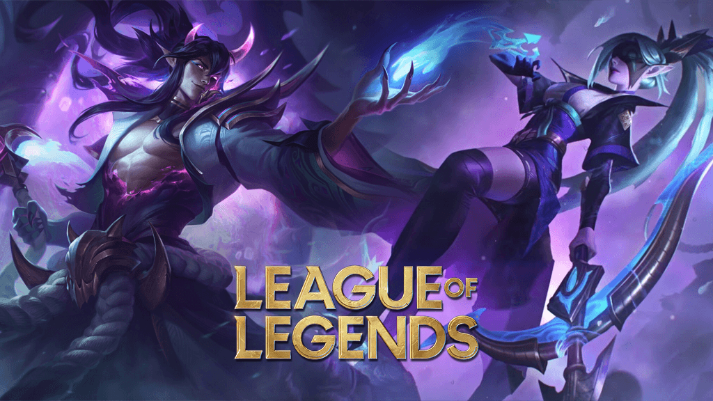 Spirit Blossom Thresh and Vayne in League of Legends