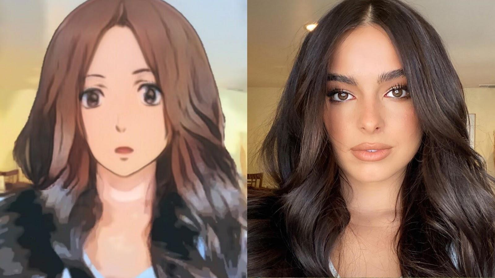 addison rae tiktok anime trend