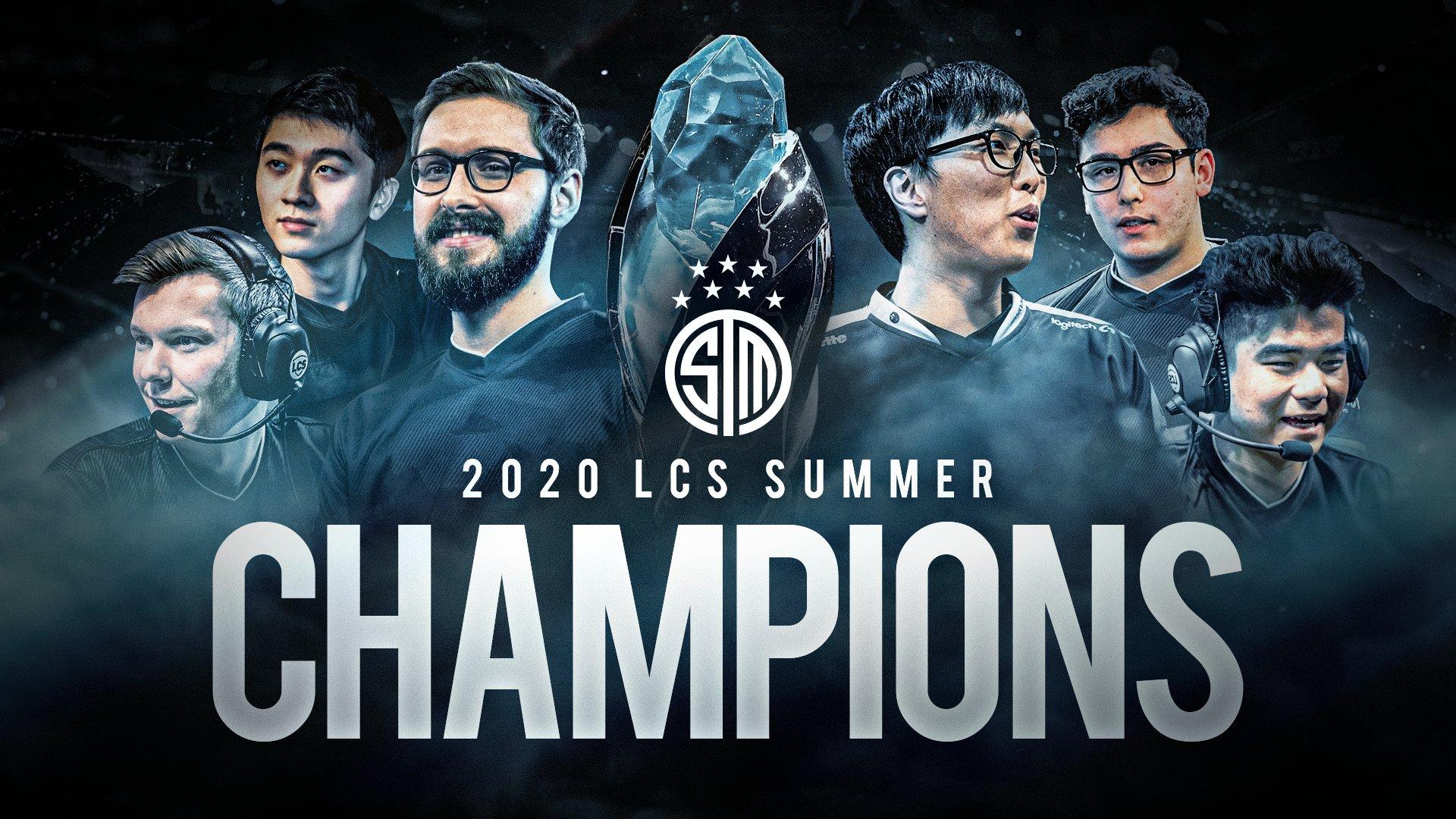 TSM wins LCS Summer 2020 banner