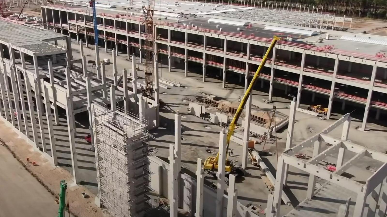 Tesla Gigafactory Berlin Construction