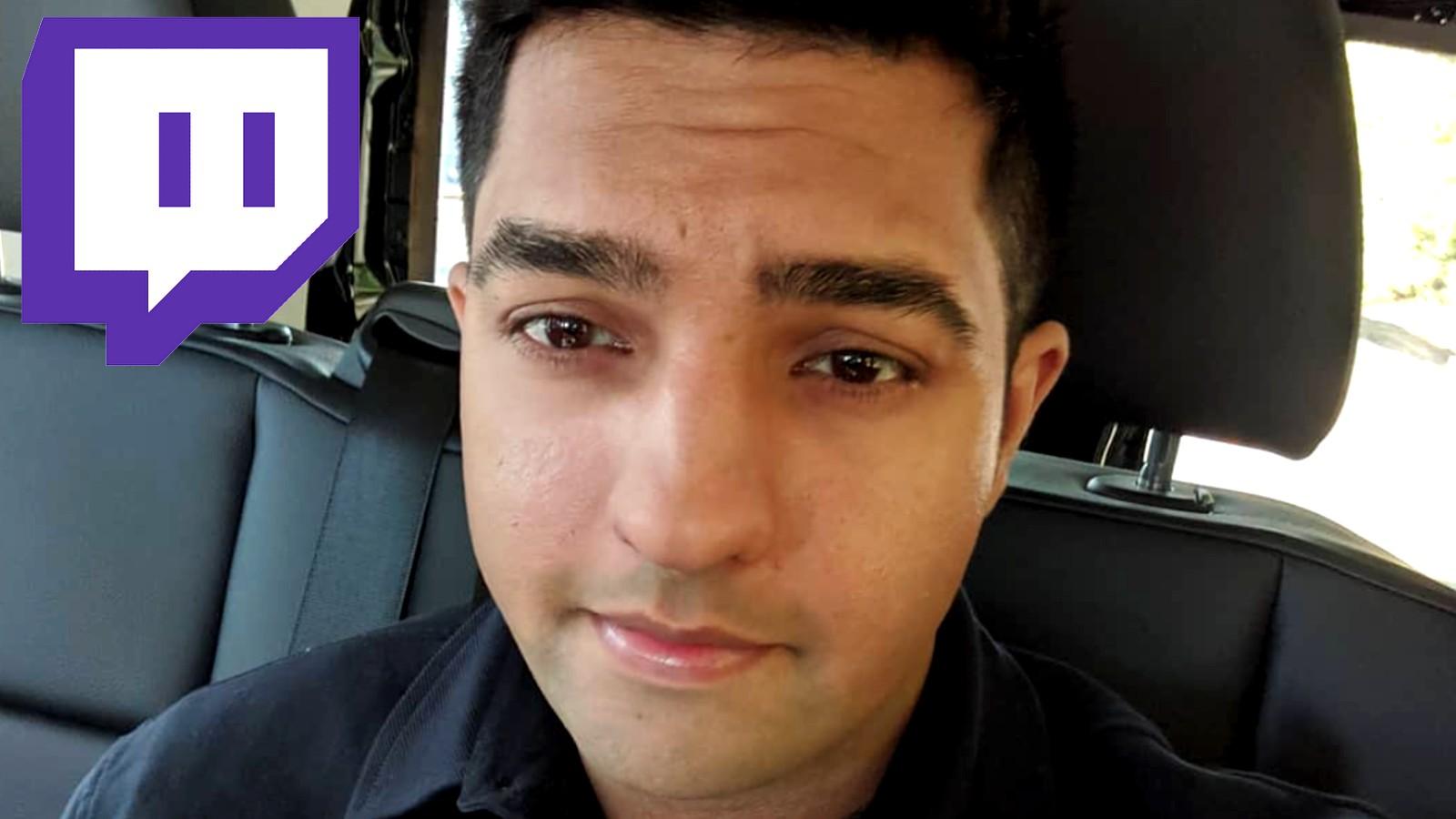 Twitch streamer LIRIK next to the Twitch logo