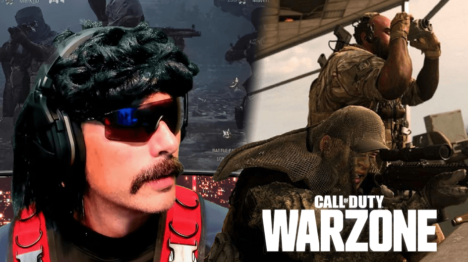 Dr Disrespect streaming Warzone