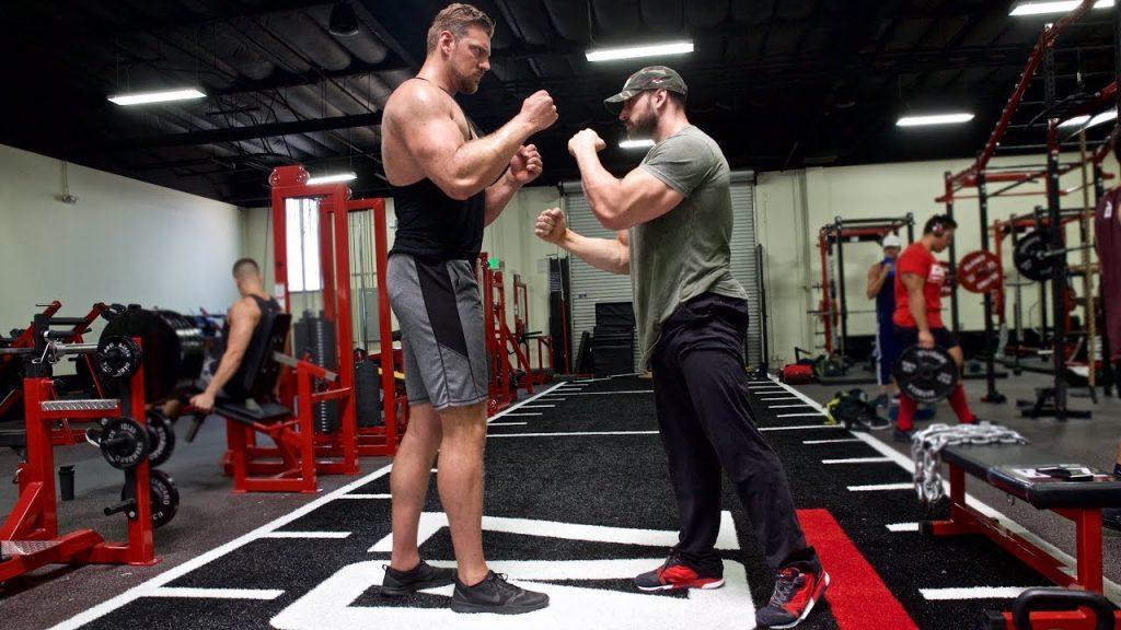 Bradley Martyn training in zoo culture gym