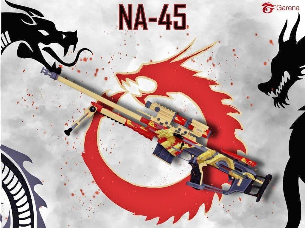 NA-45 Dragon Dance skin in CoD Mobile