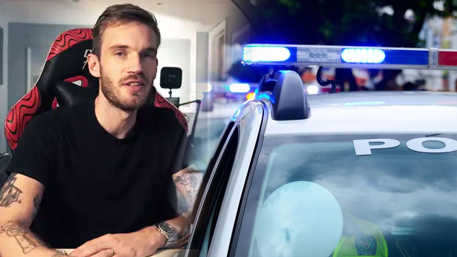 pewdiepie police