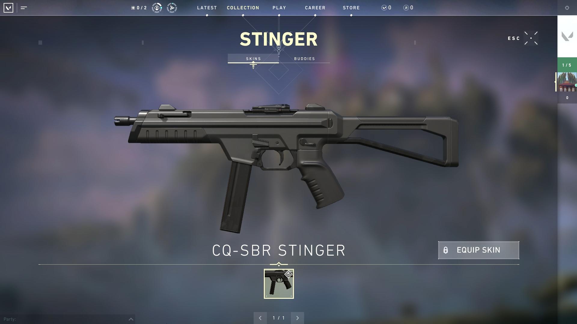 Valorant Stinger